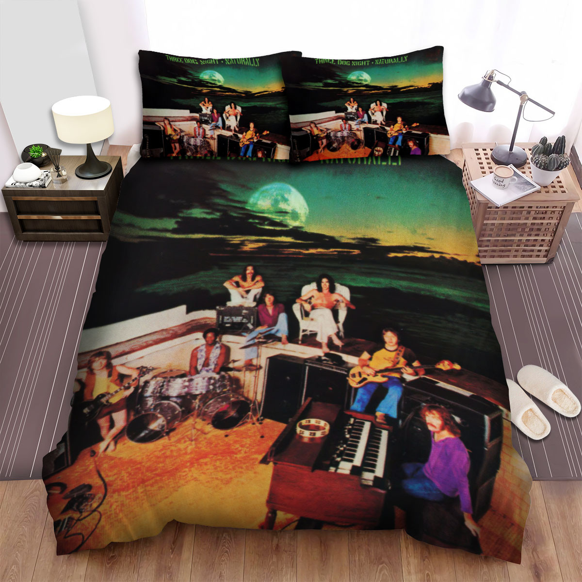 three dog night naturally album cover bed sheets spread comforter duvet cover bedding sets hgeth