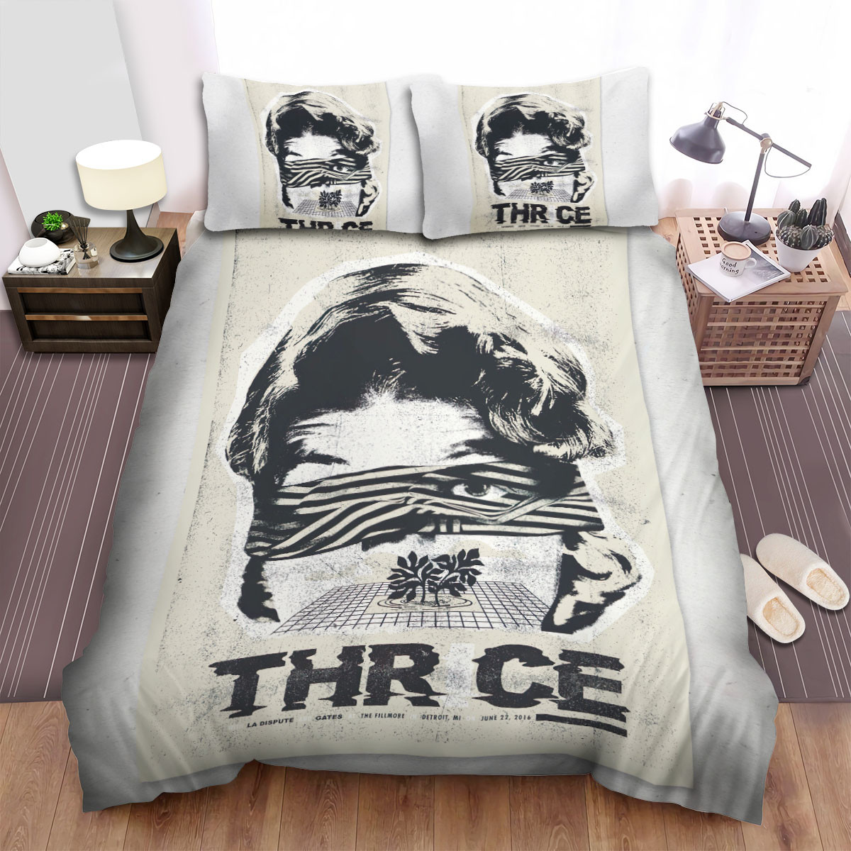 thrice band blind woman bed sheets spread comforter duvet cover bedding sets sirra