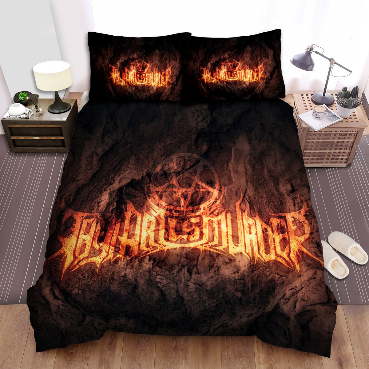 thy art is murder on fire bed sheets spread comforter duvet cover bedding sets lp9yo