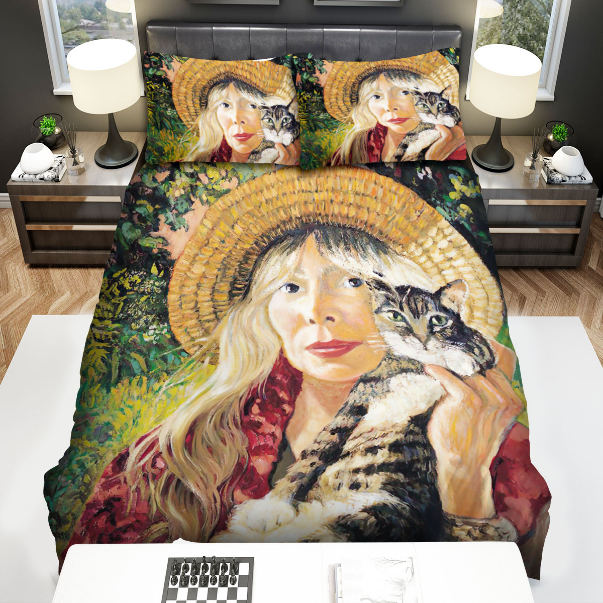 timing the tiger joni mitchell bed sheets spread comforter duvet cover bedding sets brxyz