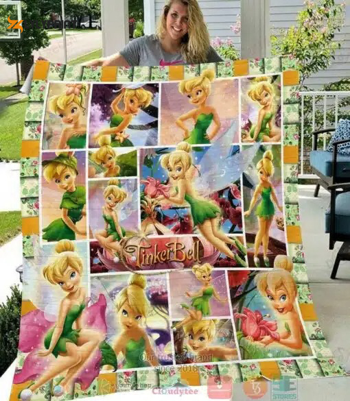 tinker bell quilt blanket for fans home decor gift 5