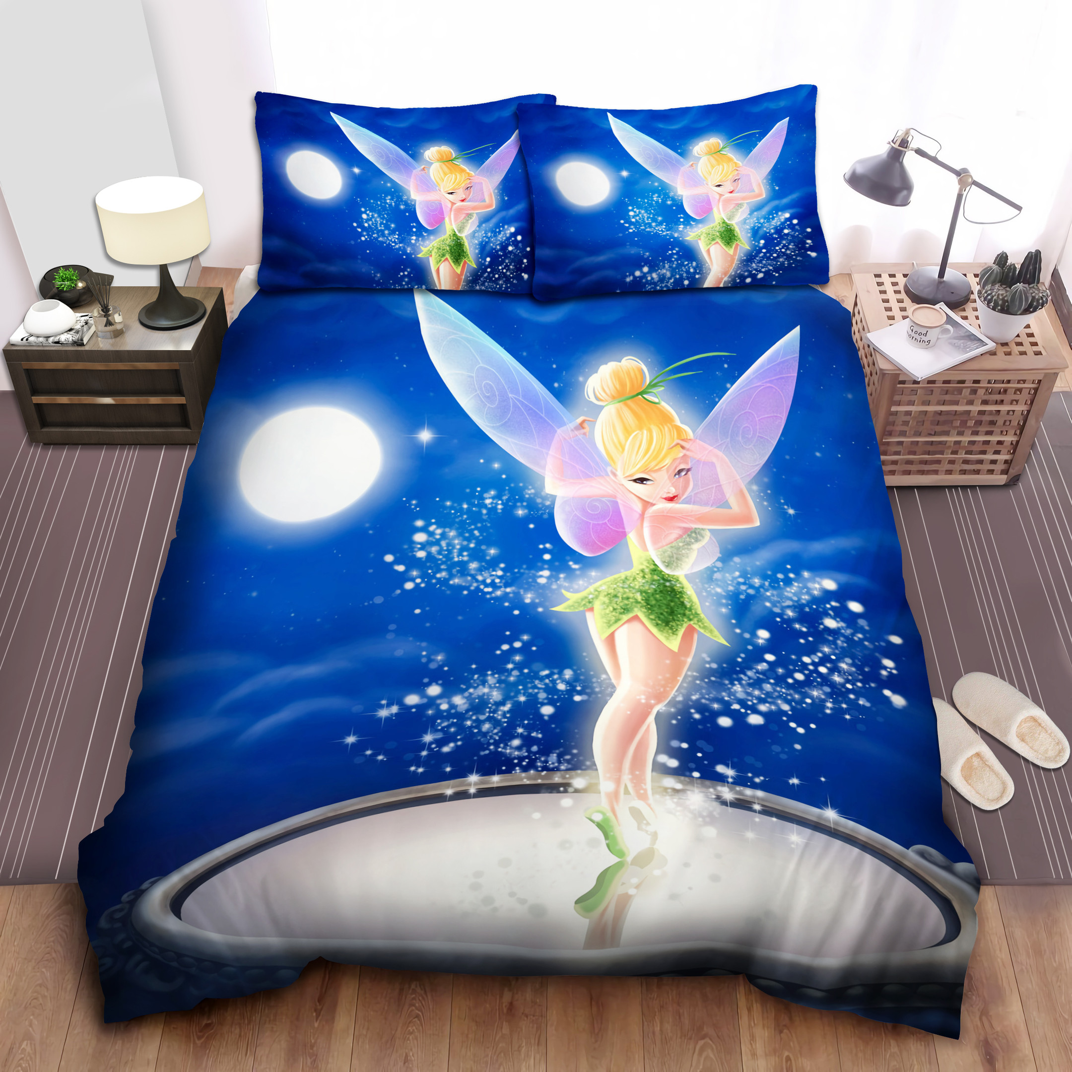 tinkerbell on the mirror duvet cover bedroom sets comfortable bedding sets bjuyi