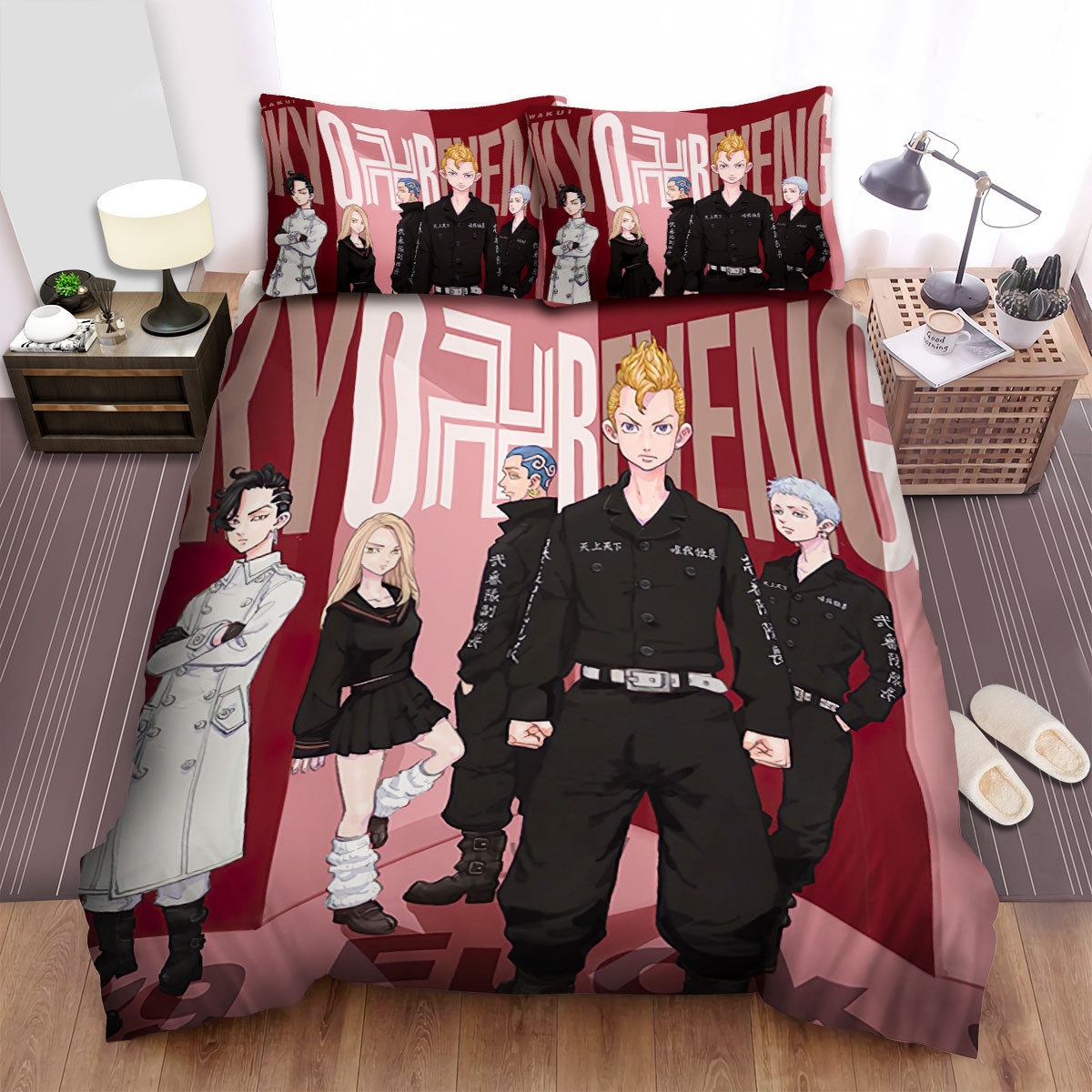 tokyo revengers characters duvet cover bedroom sets comfortable bedding sets mpin0