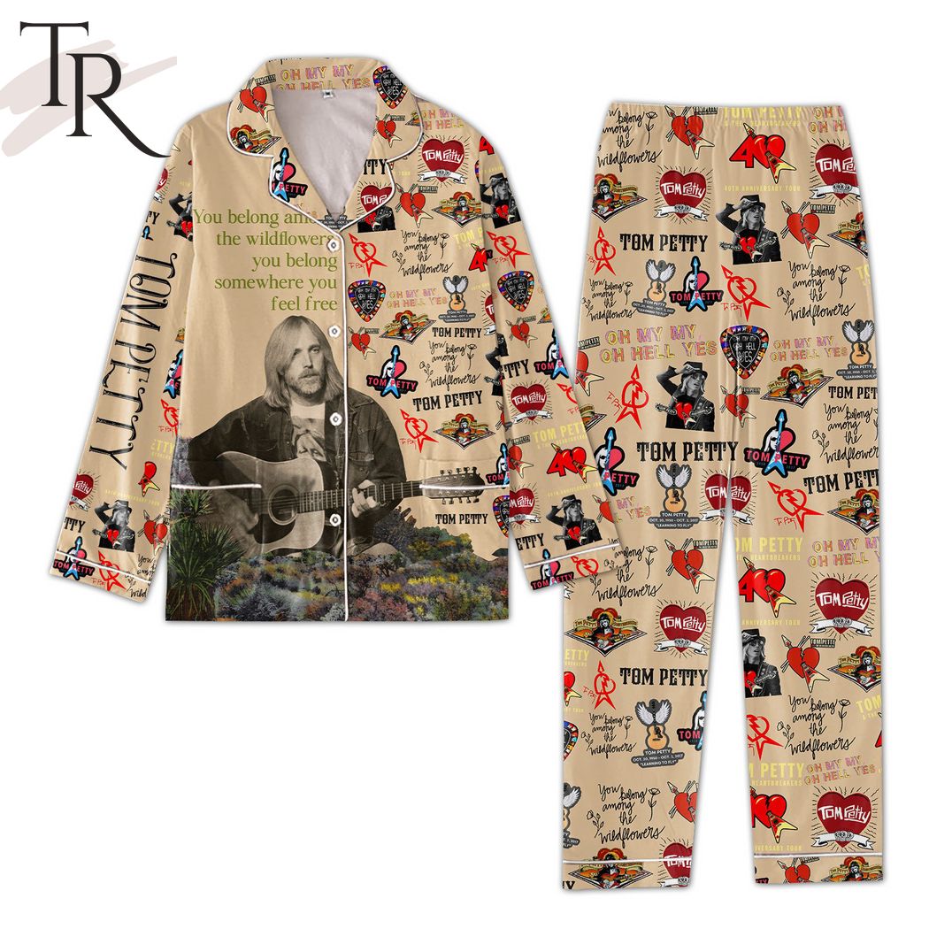 tom petty wildflowers pajamas set 1 Qpmz0