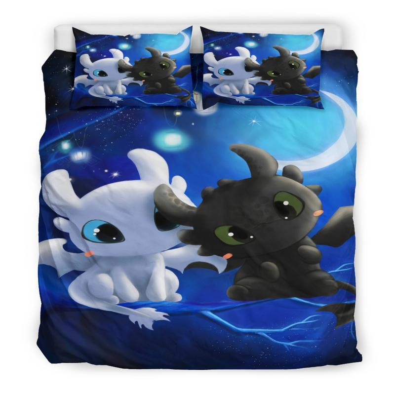 toothless and the light fury duvet cover bedroom sets comfortable bedding sets j0xdl