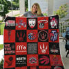 toronto raptors quilt blanket for fans home decor gift