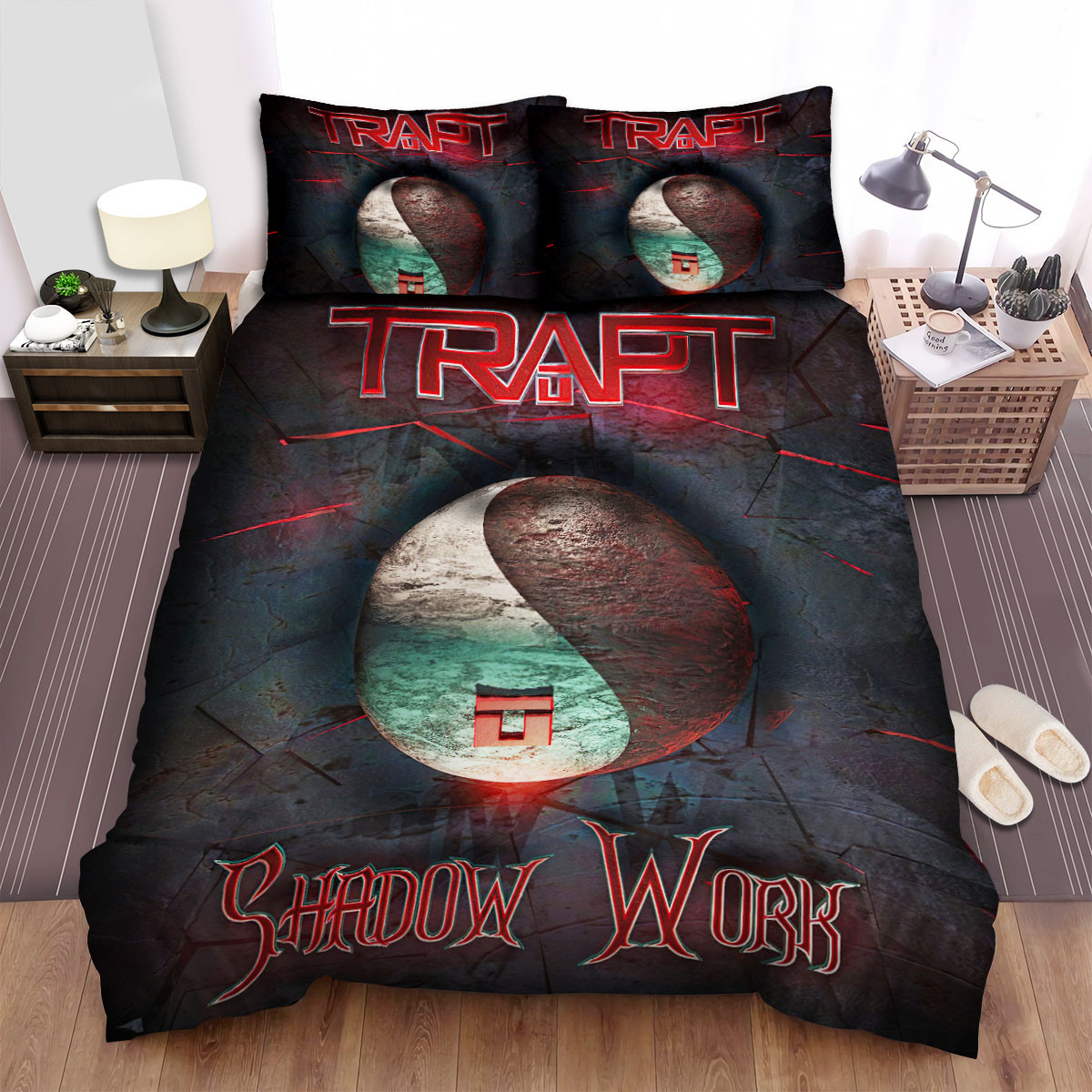 trapt shadow work bed sheets spread comforter duvet cover bedding sets s9tbu