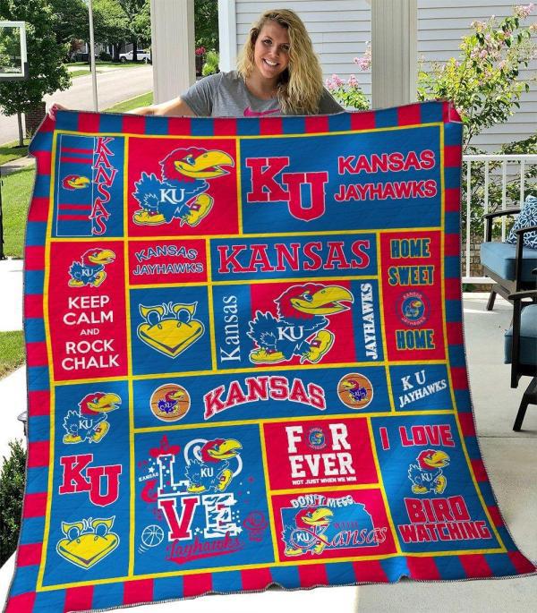 trending 2024 kansas jayhawks quilted blanket limited edition 20240215091109945