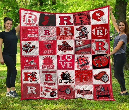 trending rutgers scarlet knights quilted throw 2024 20240223080008049