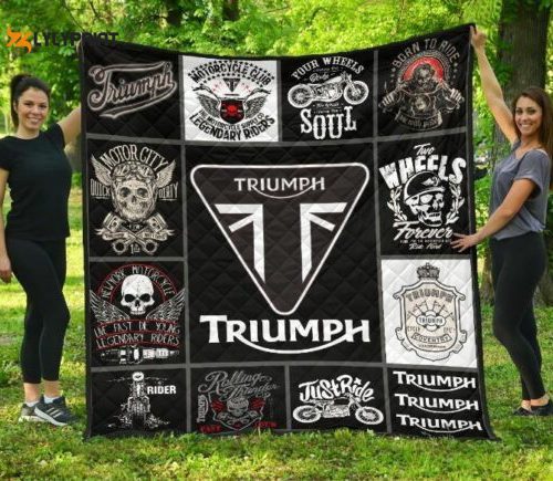 triumph quilt blanket for fans home decor gift 2e 500x435 1