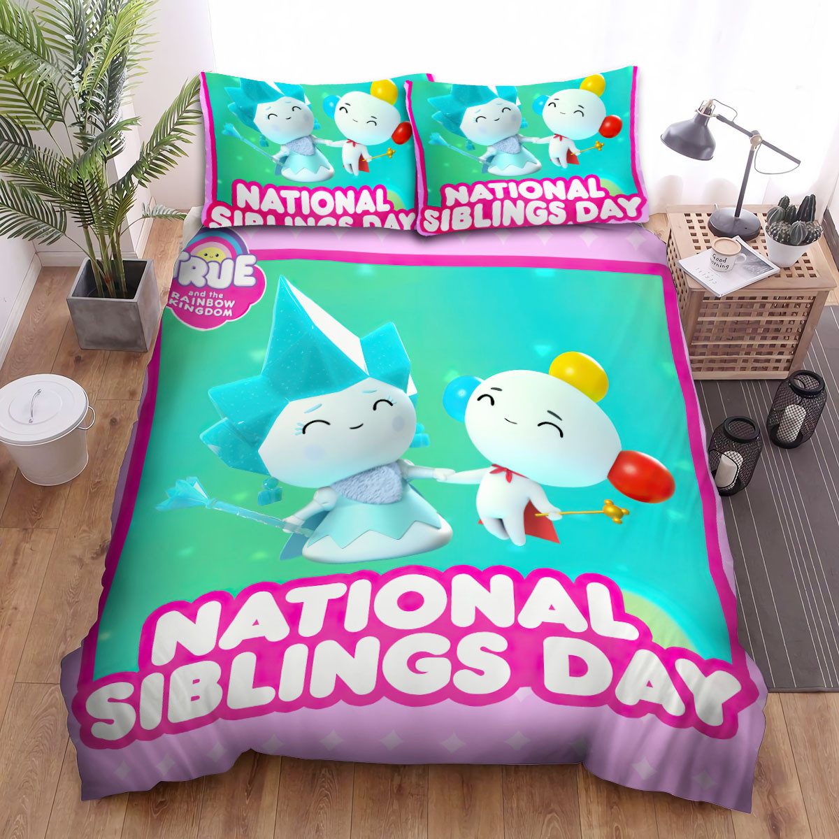 true and the rainbow kingdom national siblings day bed sheets spread duvet cover bedding sets qaxpw