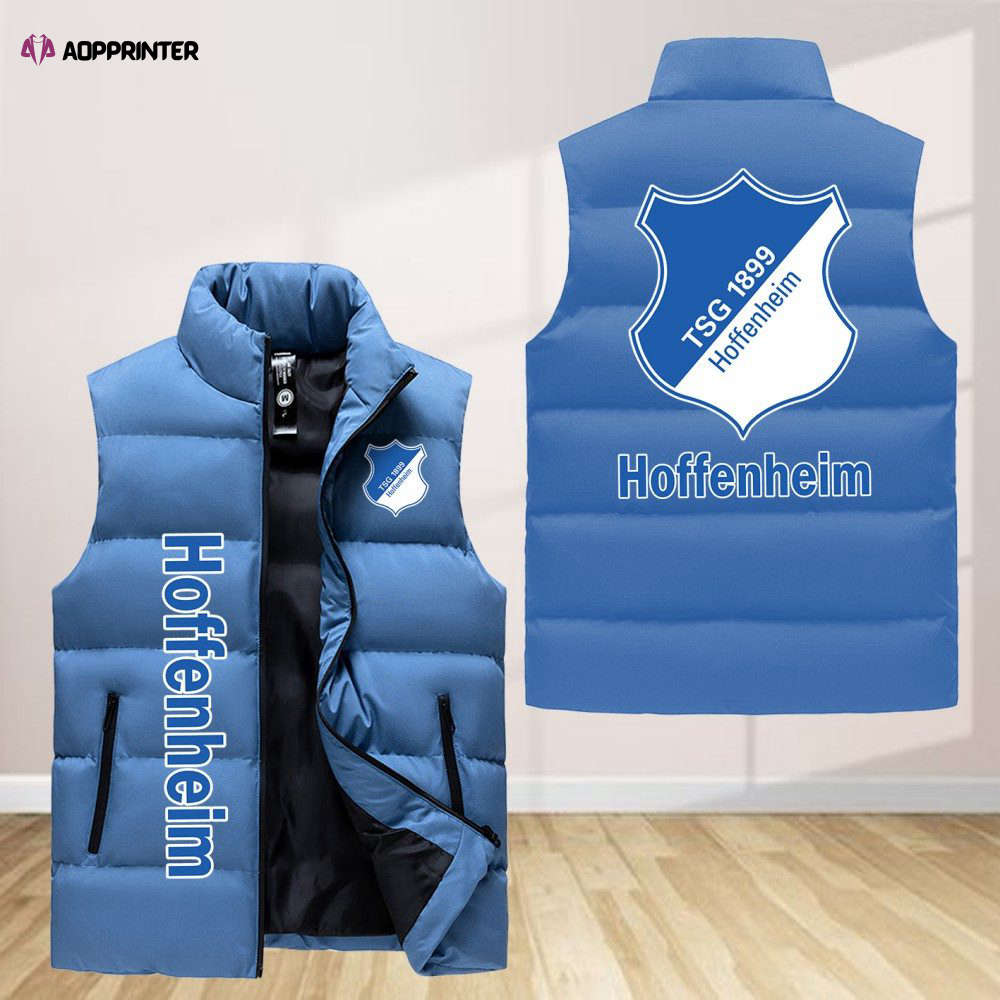 tsg hoffenheim sleeveless puffer jacket custom for fans spj0086