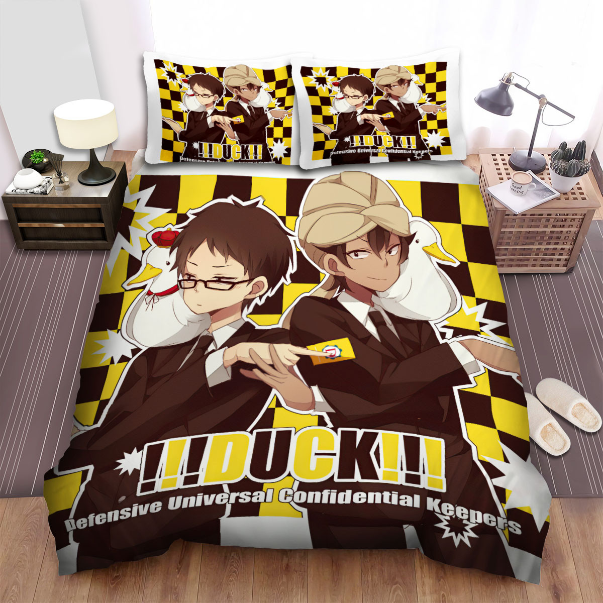 tsuritama usami natsuki akira agarkar yamada from duck bed sheets spread duvet cover bedding sets ods1r