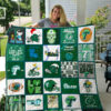 tulane green wave quilt blanket for fans home decor gift 1