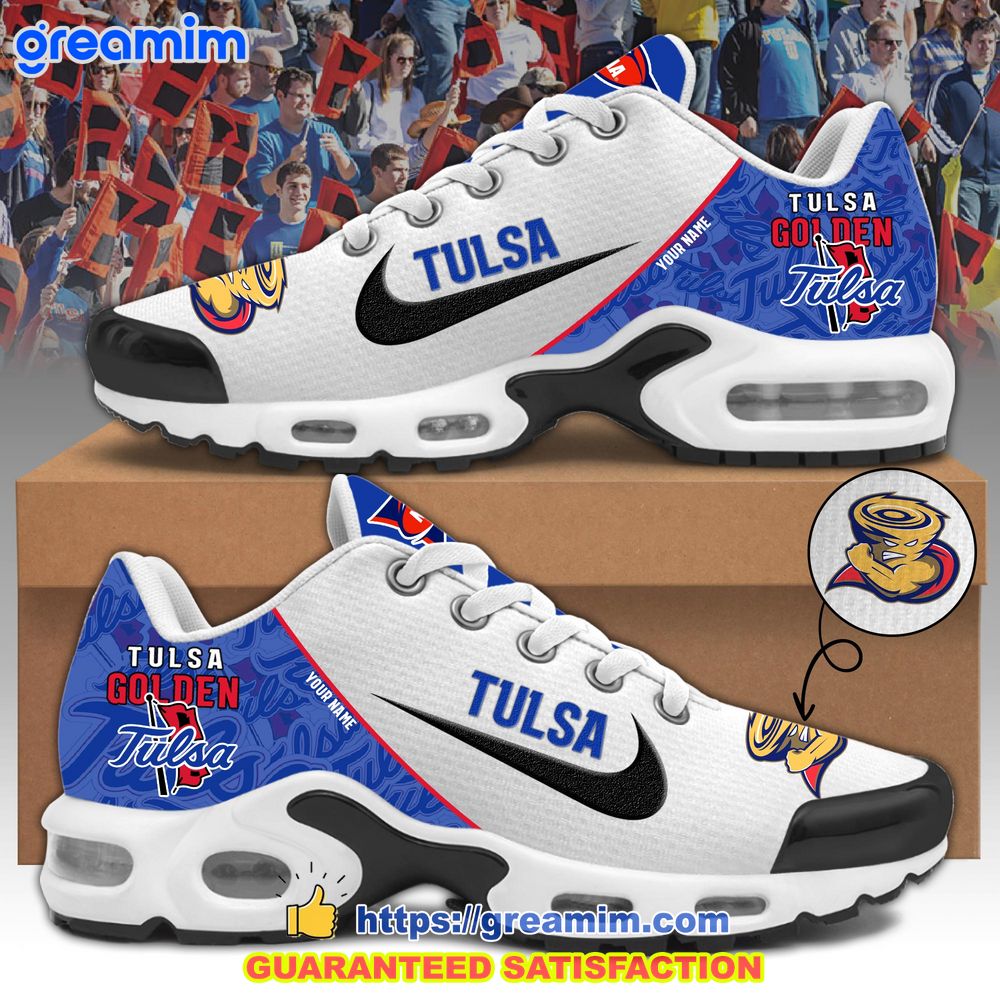 tulsa golden hurricane custom nike air max plus shoes 1 FryRY