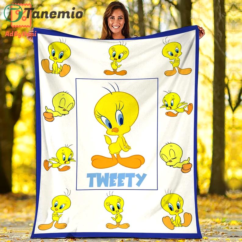 tweety bird fleece blanket quilt quilt blanket 20231011073911648