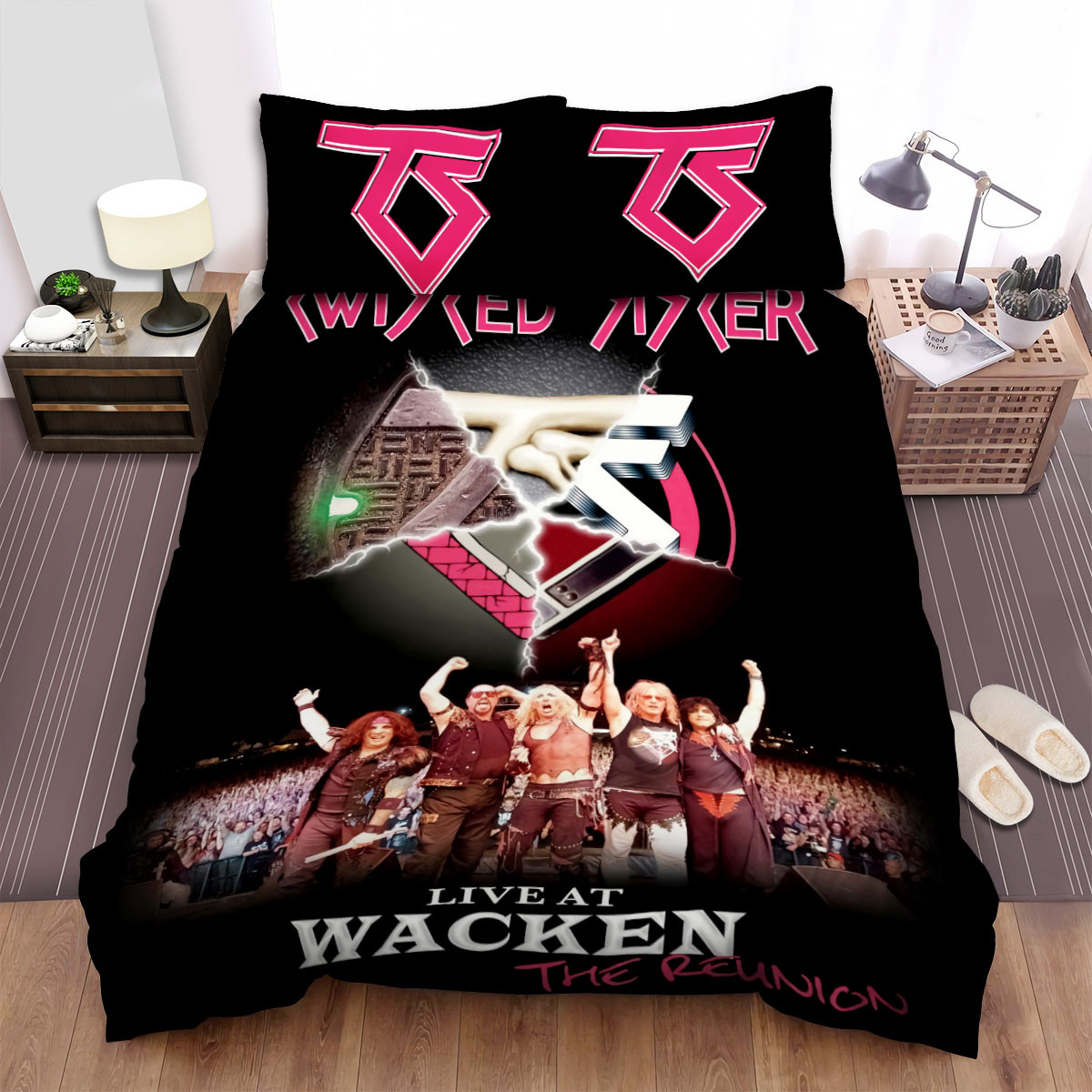 twisted sister live at wacken the reunion duvet cover bedroom sets comfortable bedding sets nddmy