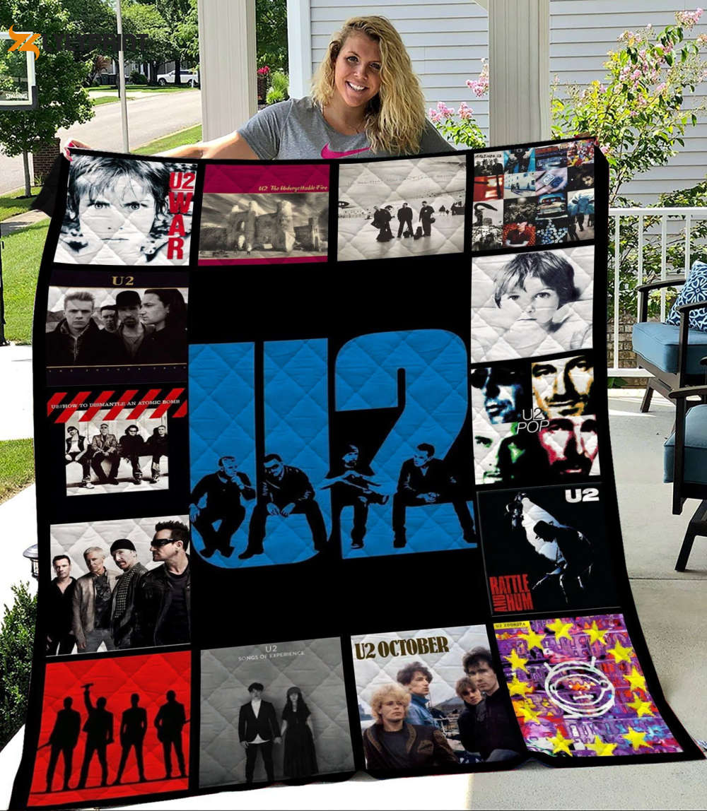 u2 quilt blanket for fans home decor gift 1