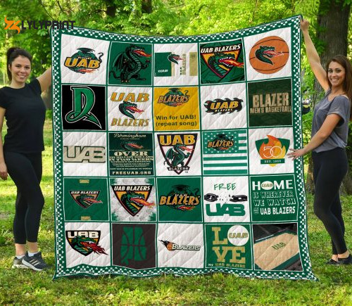 uab blazers quilt blanket for fans home decor gift b 500x435 1