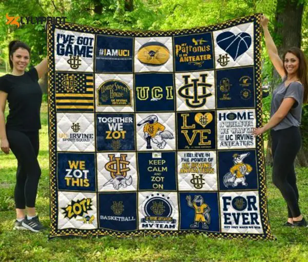 uc irvine anteaters quilt blanket 2a