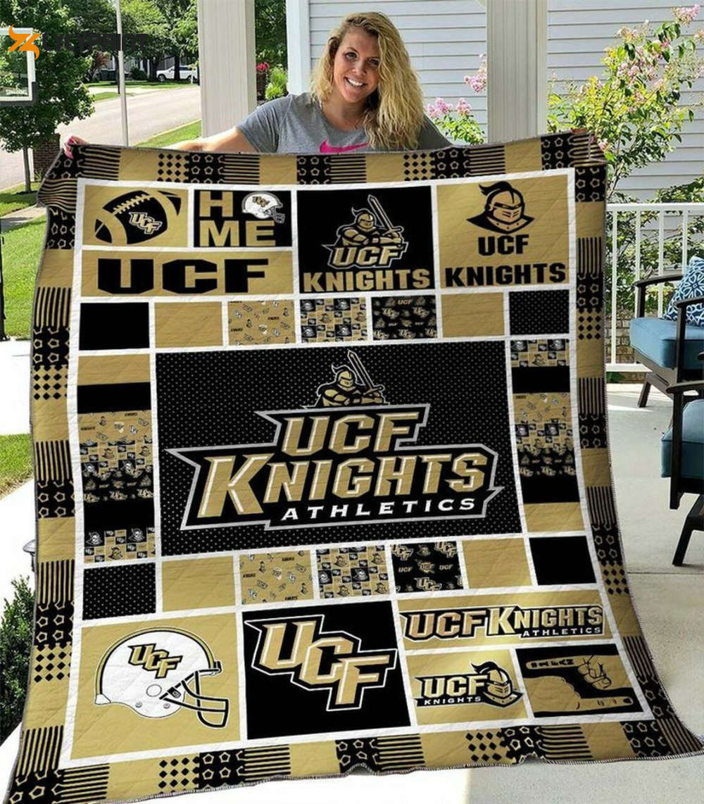 ucf knights 2 quilt blanket for fans home decor gift 1