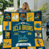 ucla bruins quilt blanket for fans home decor gift