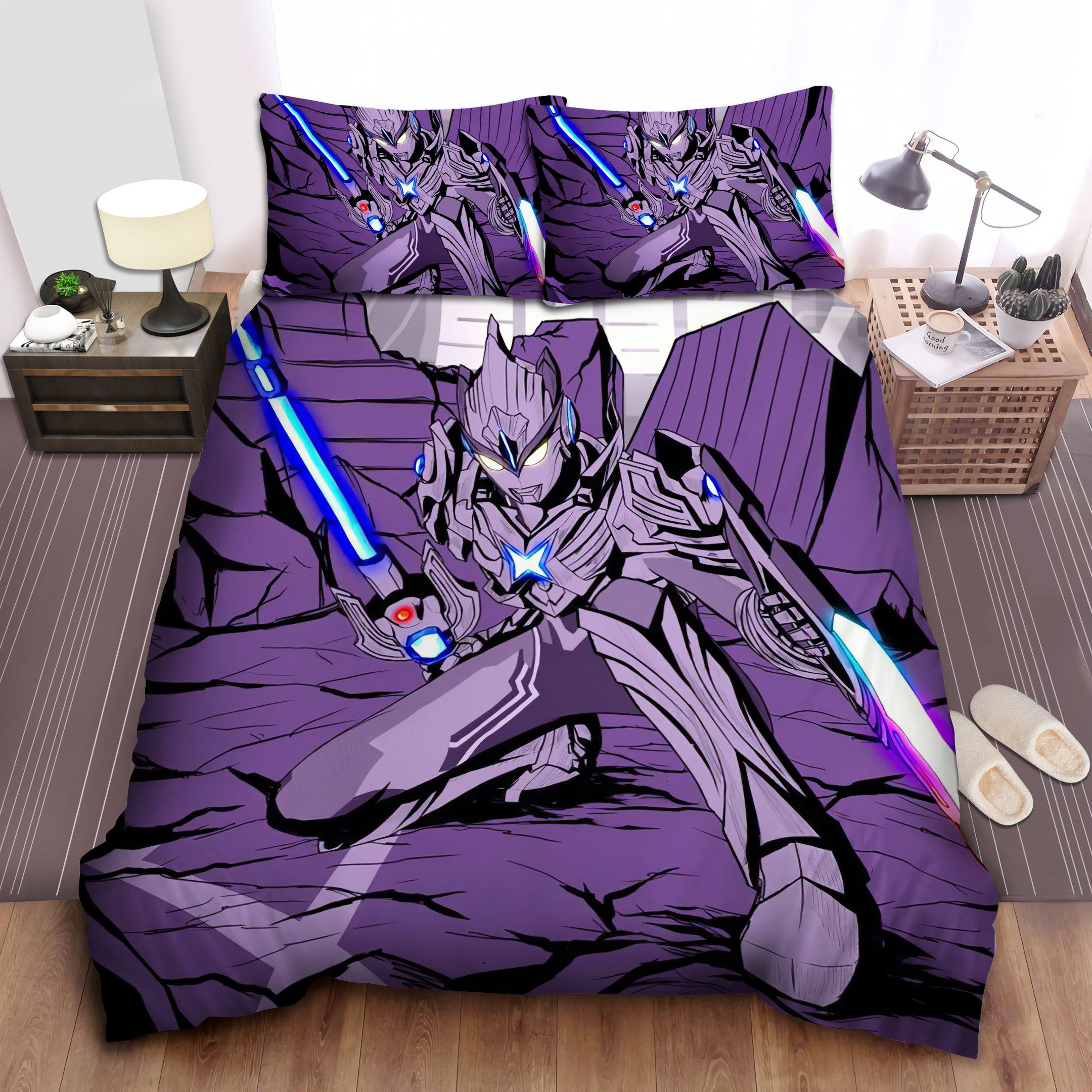 ultraman beta smash bed sheets spread comforter duvet cover bedding sets ukvrn