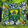 unc wilmington seahawks quilt blanket for fans home decor gift 2