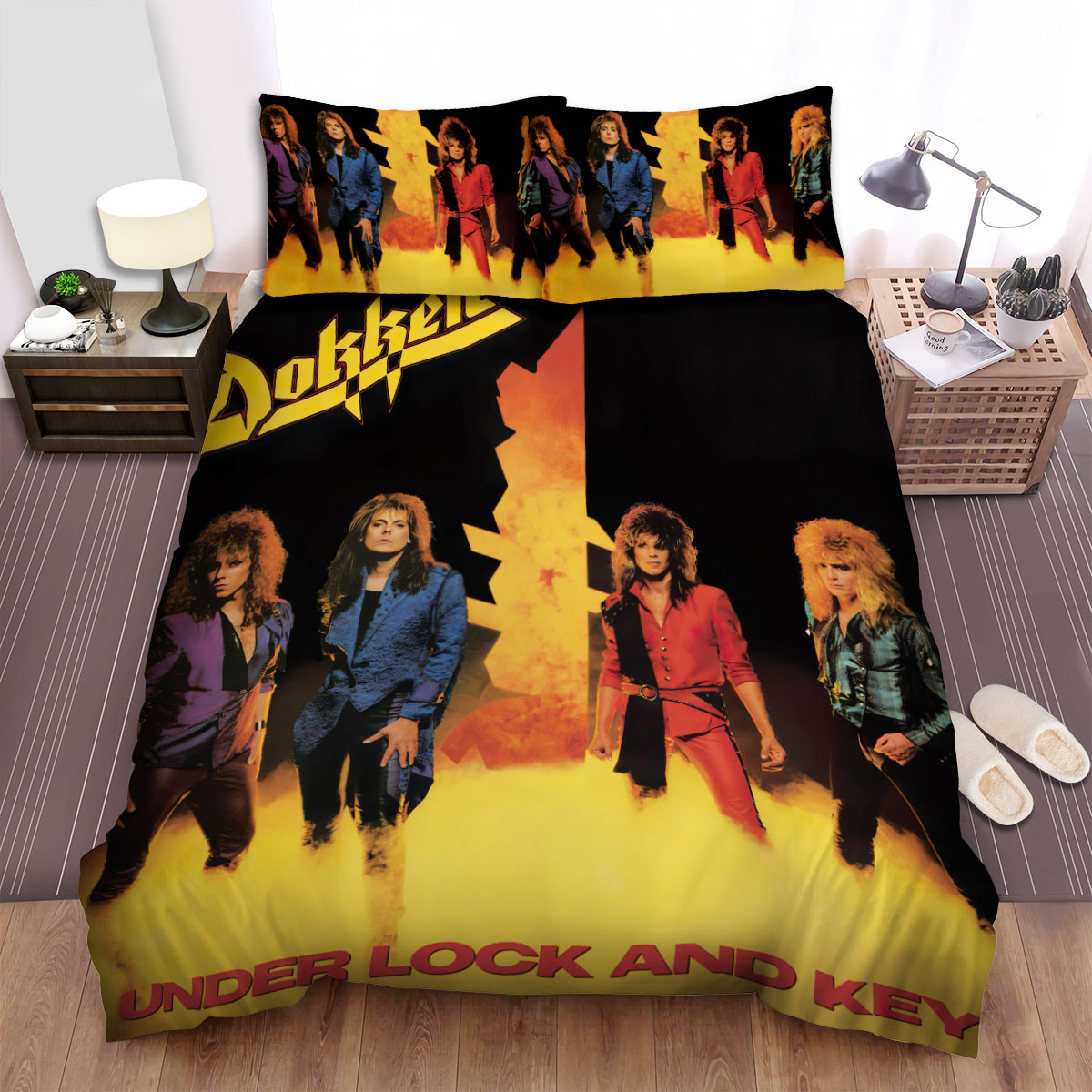 under lock and key dokken bed sheets spread comforter duvet cover bedding sets cd8bb