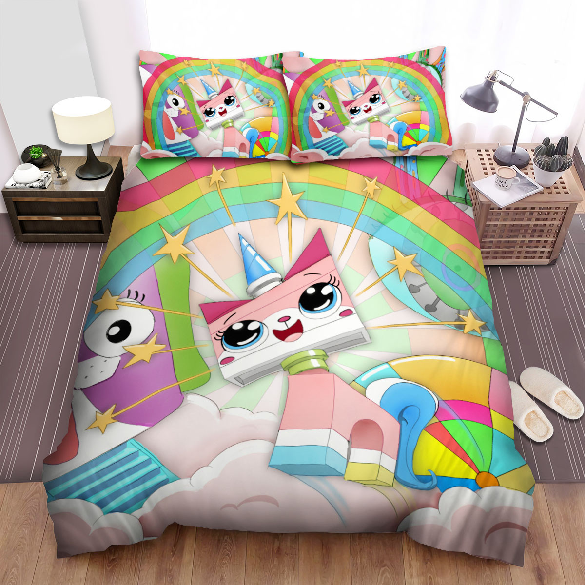 unikitty the sportlight duvet cover bedroom sets comfortable bedding sets ltp7y