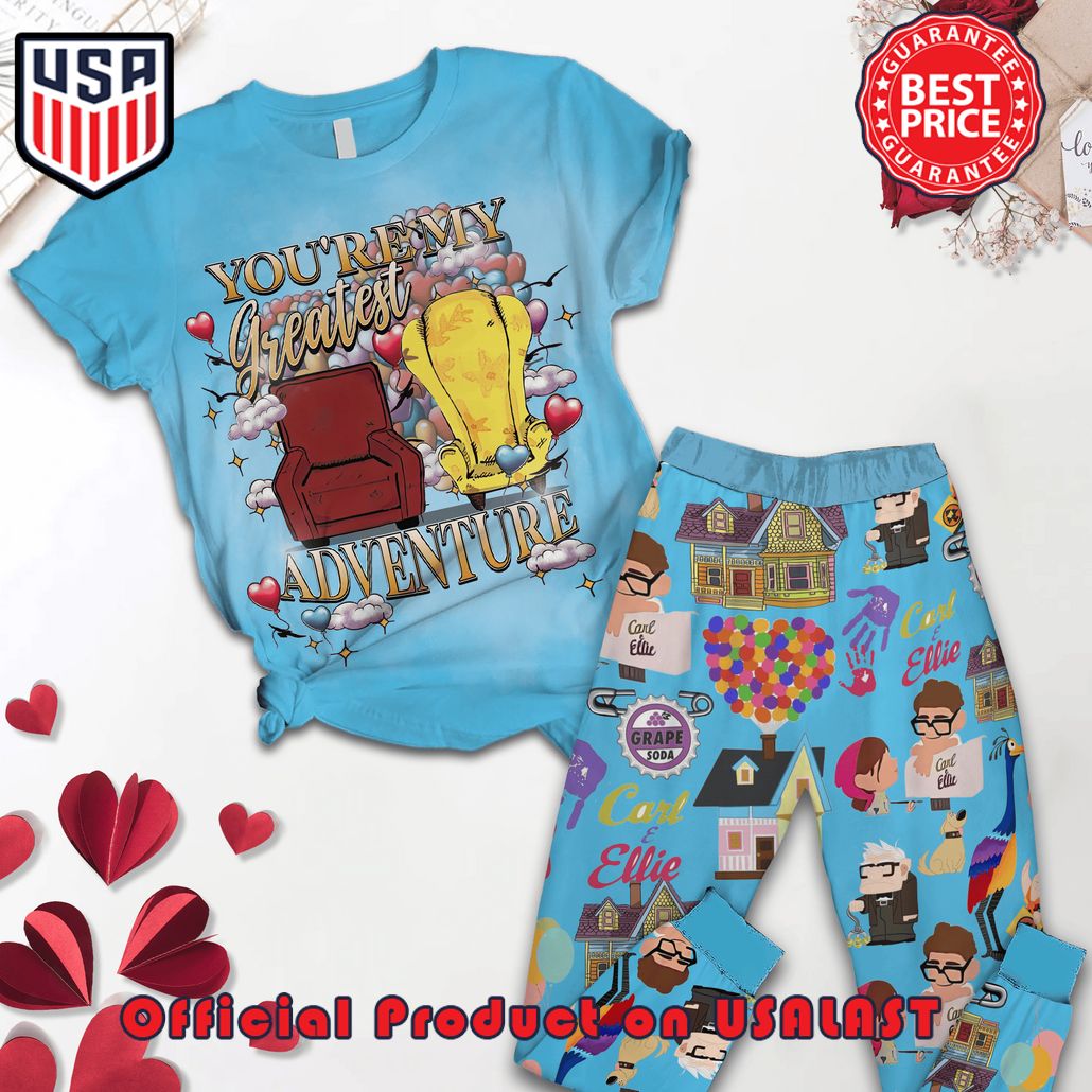 up carl ellie youre my greatest adventure pajamas set 1 YsscB