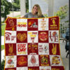 usc trojan quilt blanket for fans home decor gift 2a