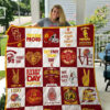 usc trojans quilt blanket