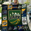 utah jazz quilt blanket for fans home decor gift 2