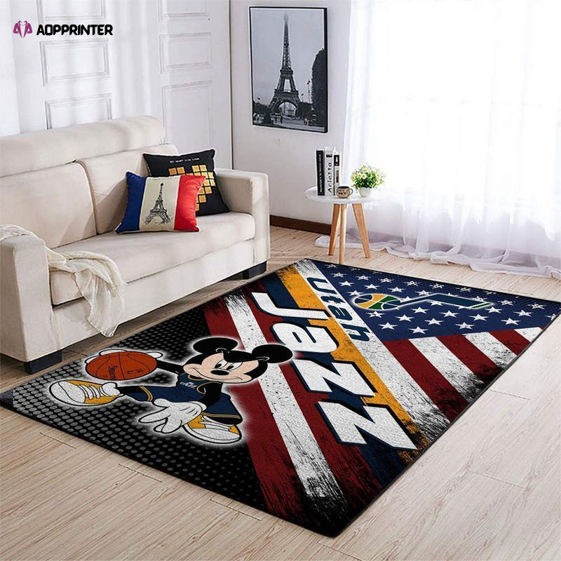 utah jazz rug living room floor decor fan gifts 22