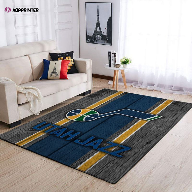 utah jazz rug living room floor decor fan gifts 27