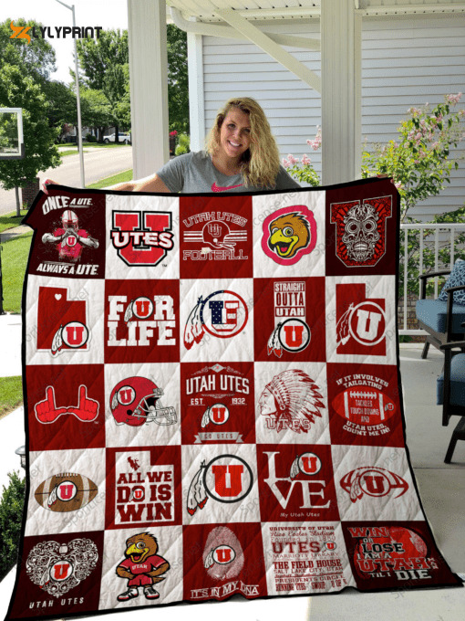 utah quilt blanket for fans home decor gift