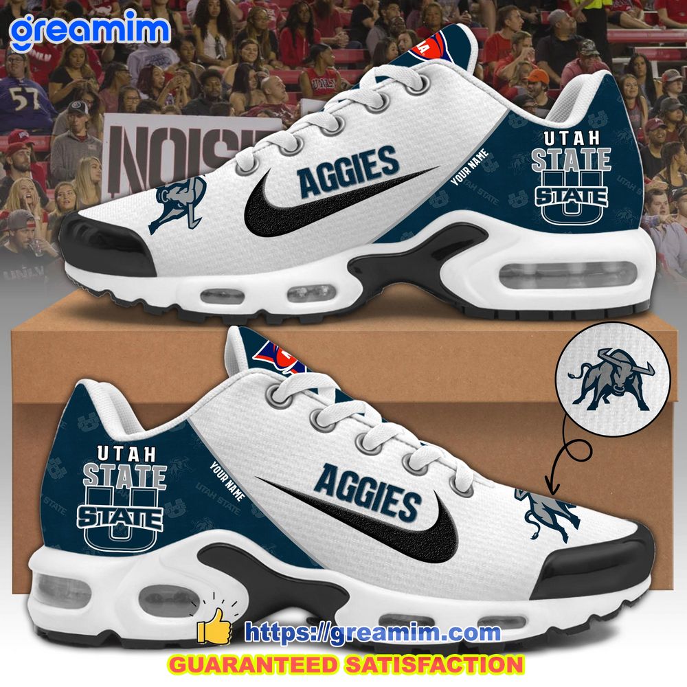 utah state aggies custom nike air max plus shoes 1 Fd1JR