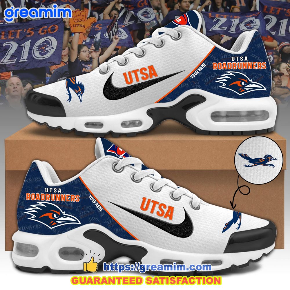 utsa roadrunners custom nike air max plus shoes 1 0sj3d