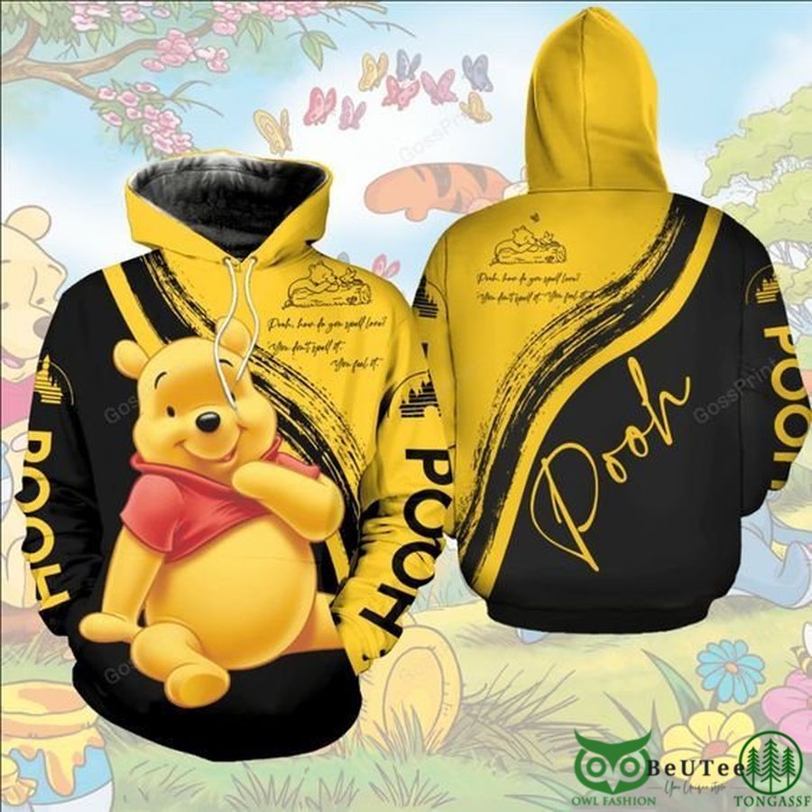 uuz60Ls5 11 Limited Edition Pooh Black and Yellow HOODIE