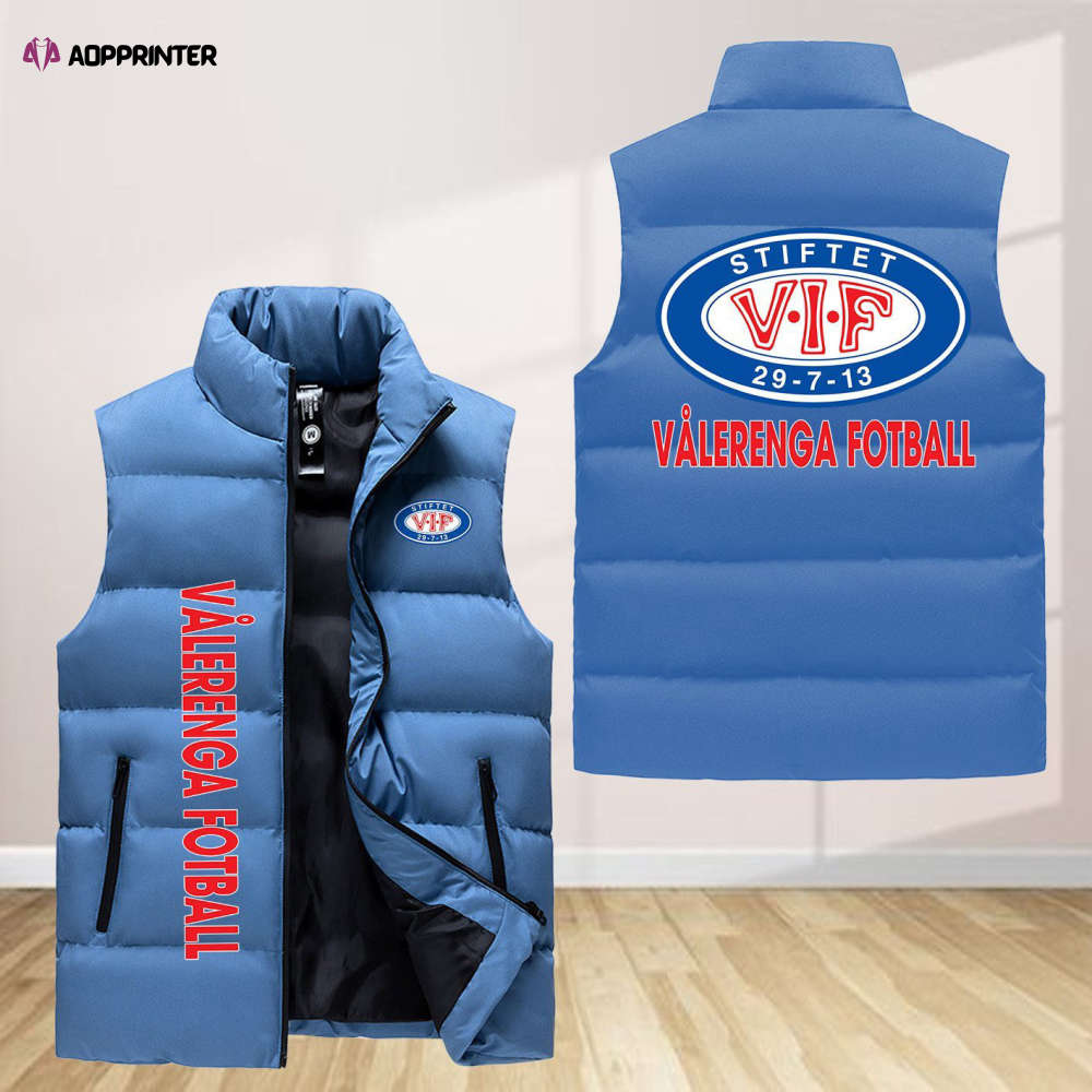 valerenga fotball sleeveless puffer jacket custom for fans spj0236