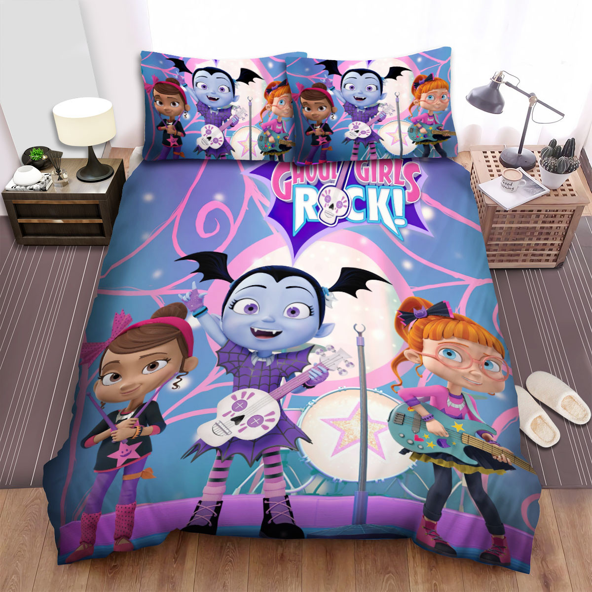 vampirina ghoul girls rock duvet cover bedroom sets comfortable bedding sets rnfs0