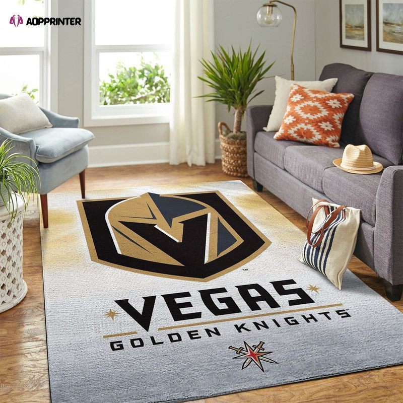 vegas golden knights rug living room floor decor fan gifts 24