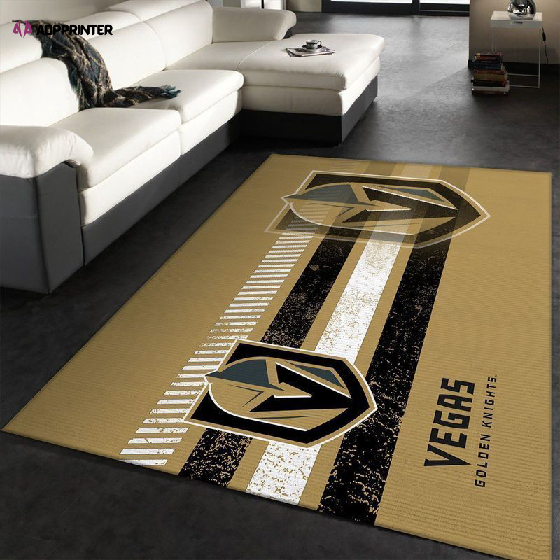 vegas golden knights rug living room floor decor fan gifts 3