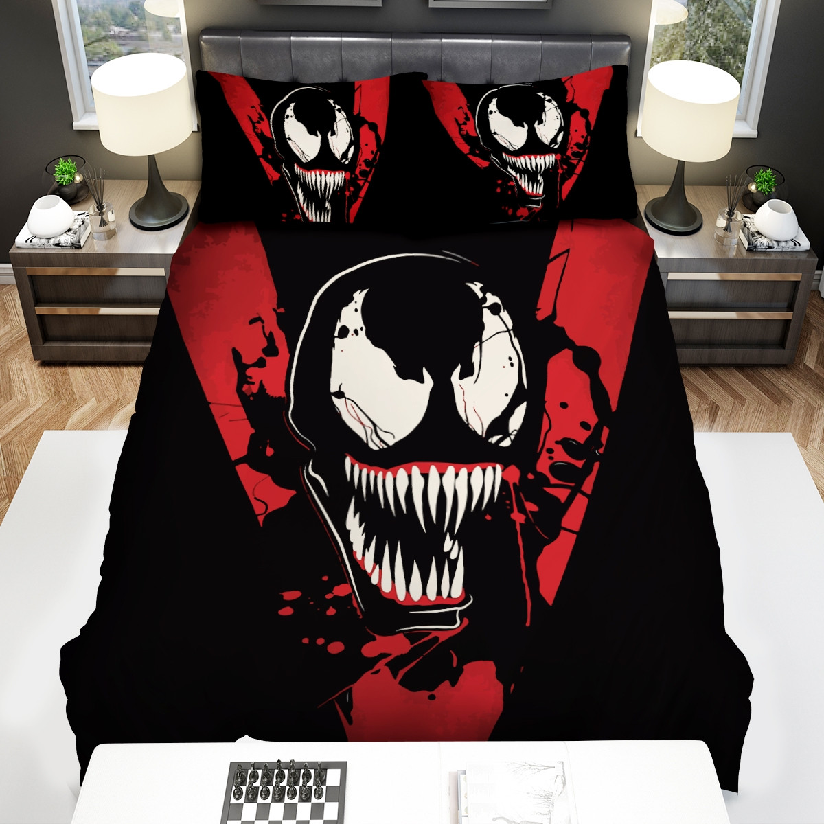 venom symbiote duvet cover bedroom sets comfortable bedding sets lynzh