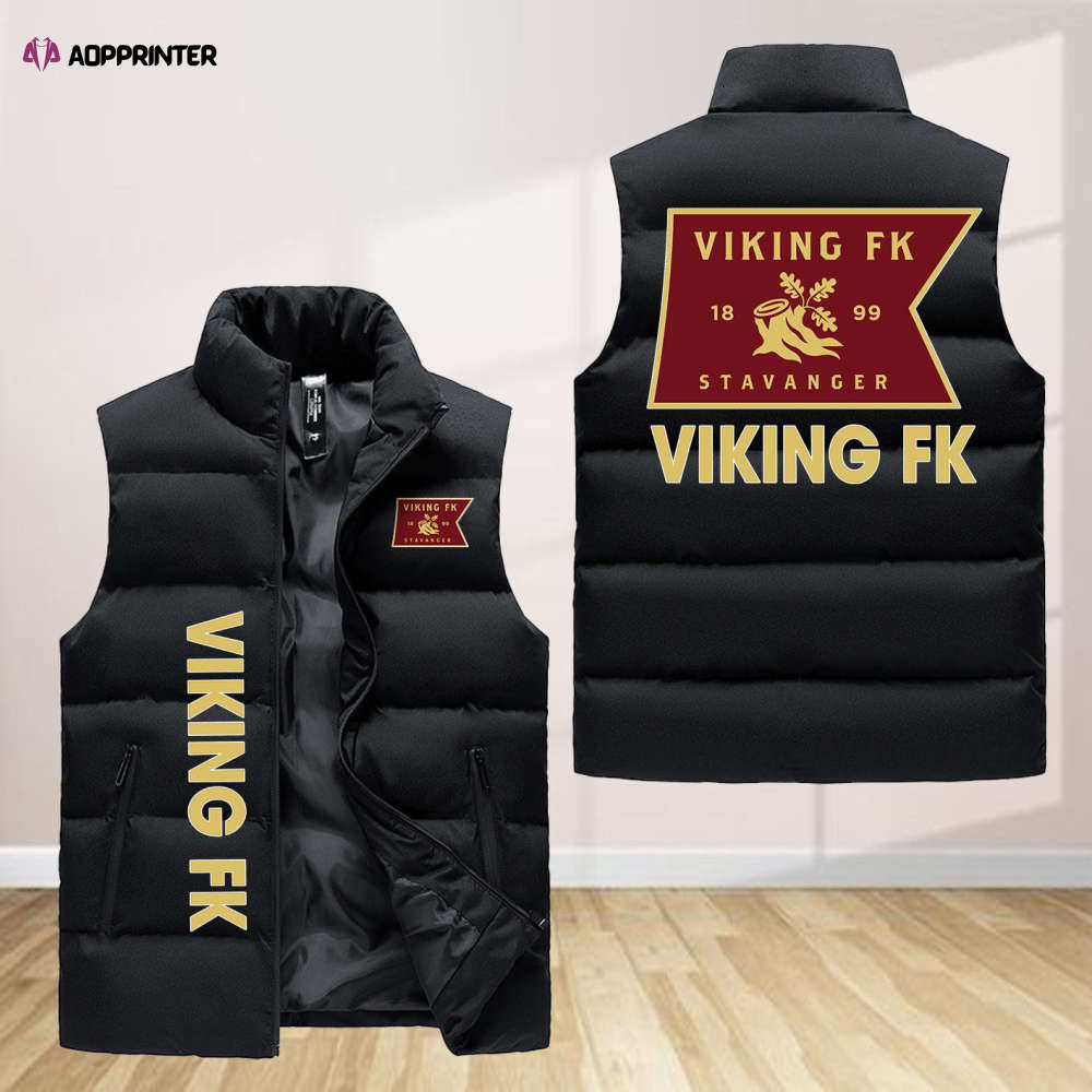 viking fotballklubb sleeveless puffer jacket custom for fans spj0234