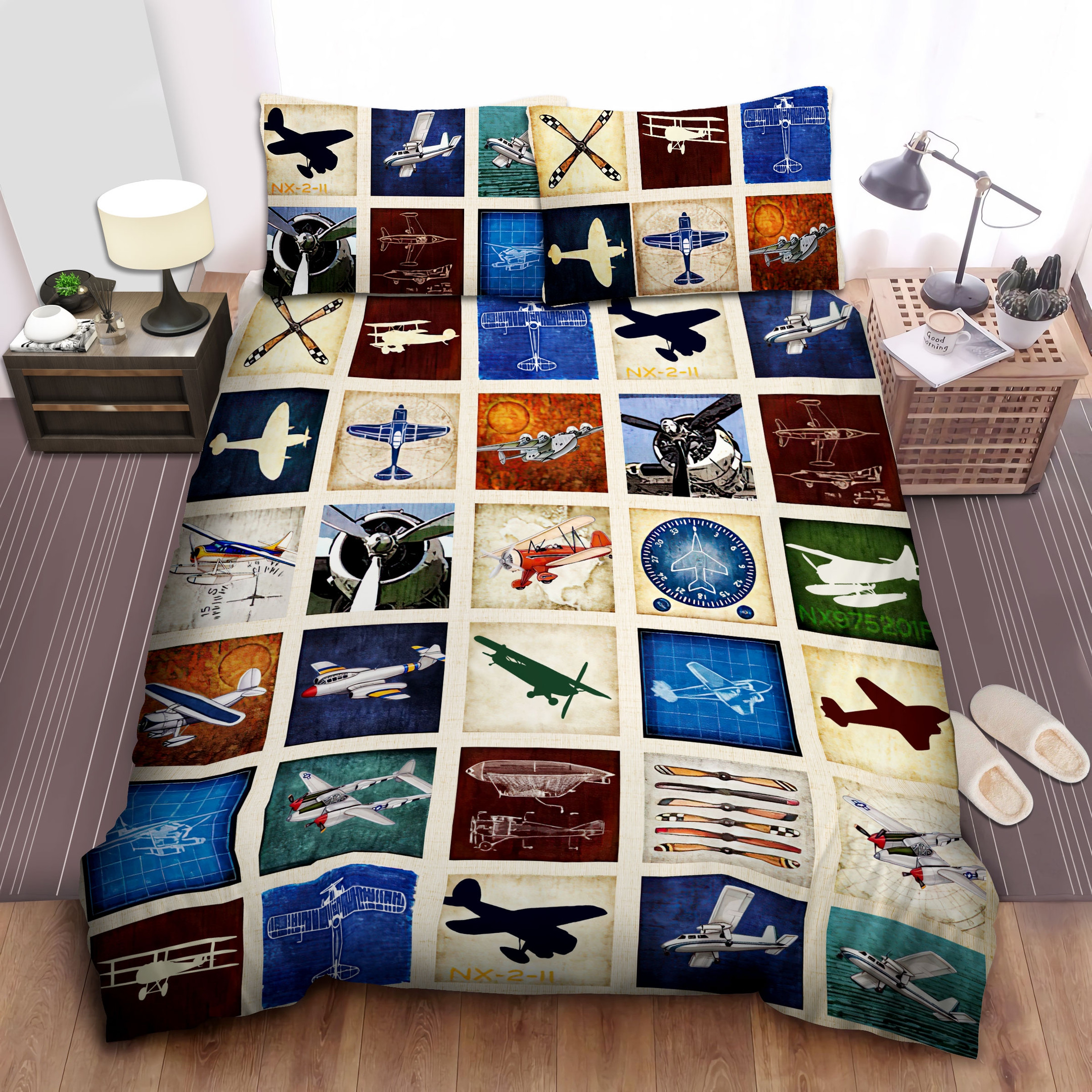 vintage airplane duvet cover bedroom sets comfortable bedding sets pppir