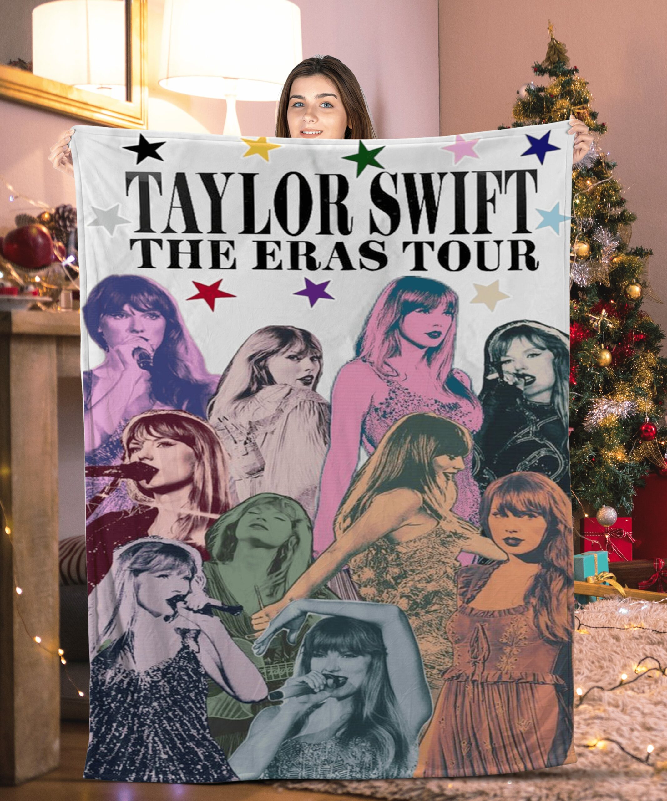 vintage taylor swift the eras tour blanket gbh2e