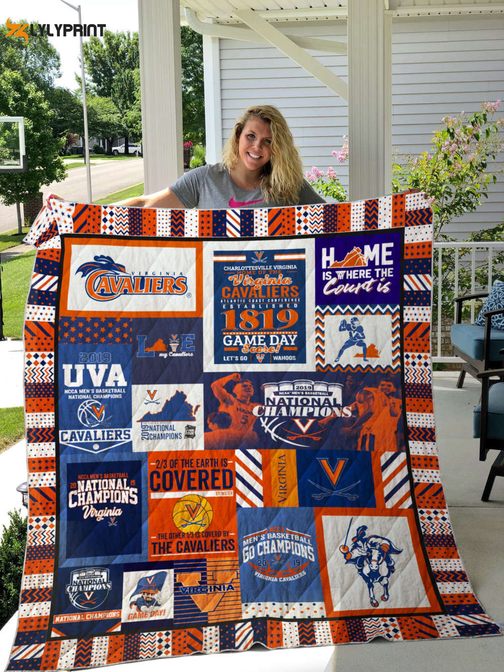 virginia cavalier 1 quilt blanket for fans home decor gift 1