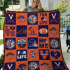 virginia cavalier quilt blanket 3d